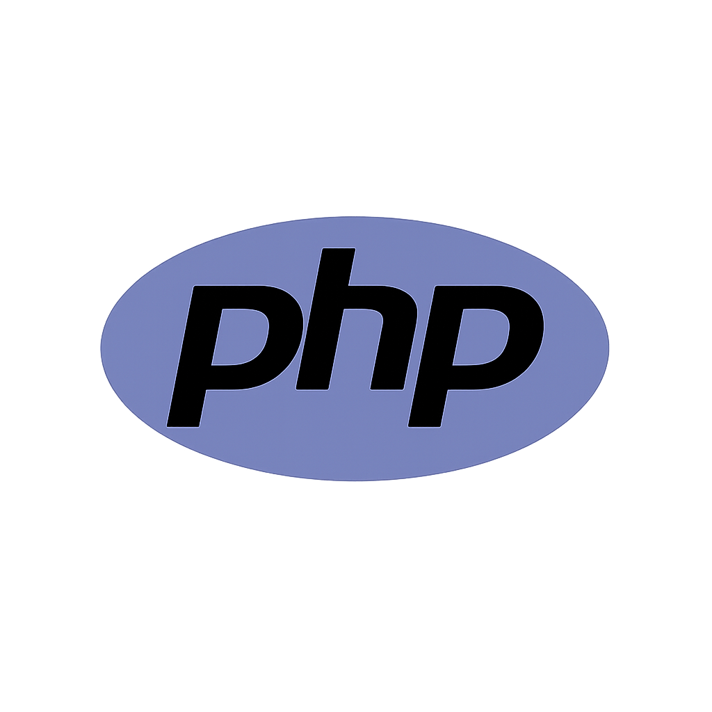PHP Logo – Open-source scripting language for web development and server-side applications