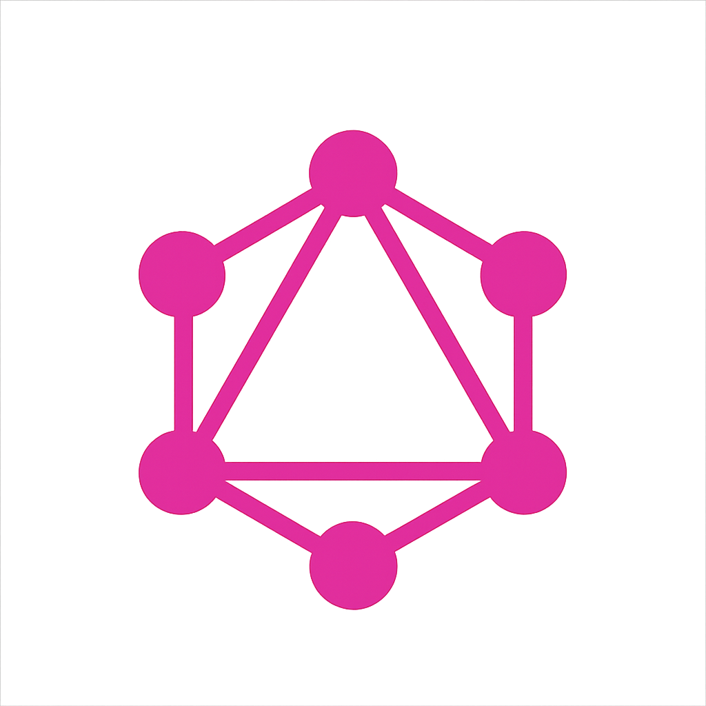 GraphQL Logo – Open-source data query language for APIs